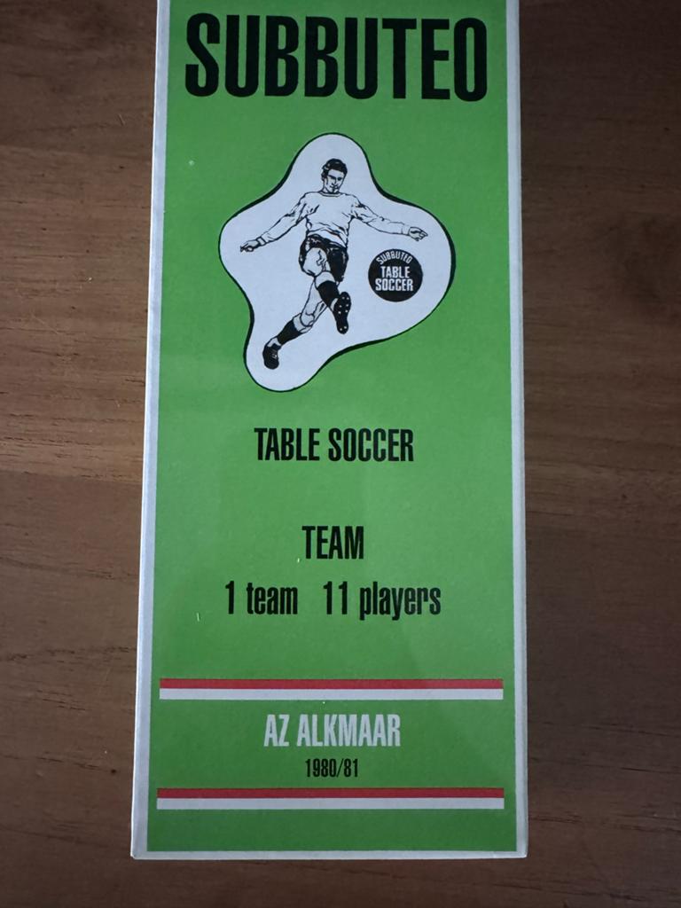 Subbuteo AZ Alkmaar 1980/81 Team - Nieuw in doos, Verzamelen, Ophalen of Verzenden, Nieuw, AZ