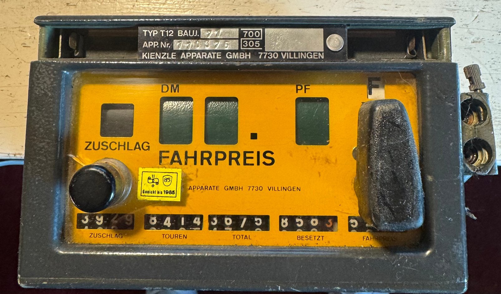 Oude Duitse Taximeter, Verzamelen, Ophalen of Verzenden, Gebruikt