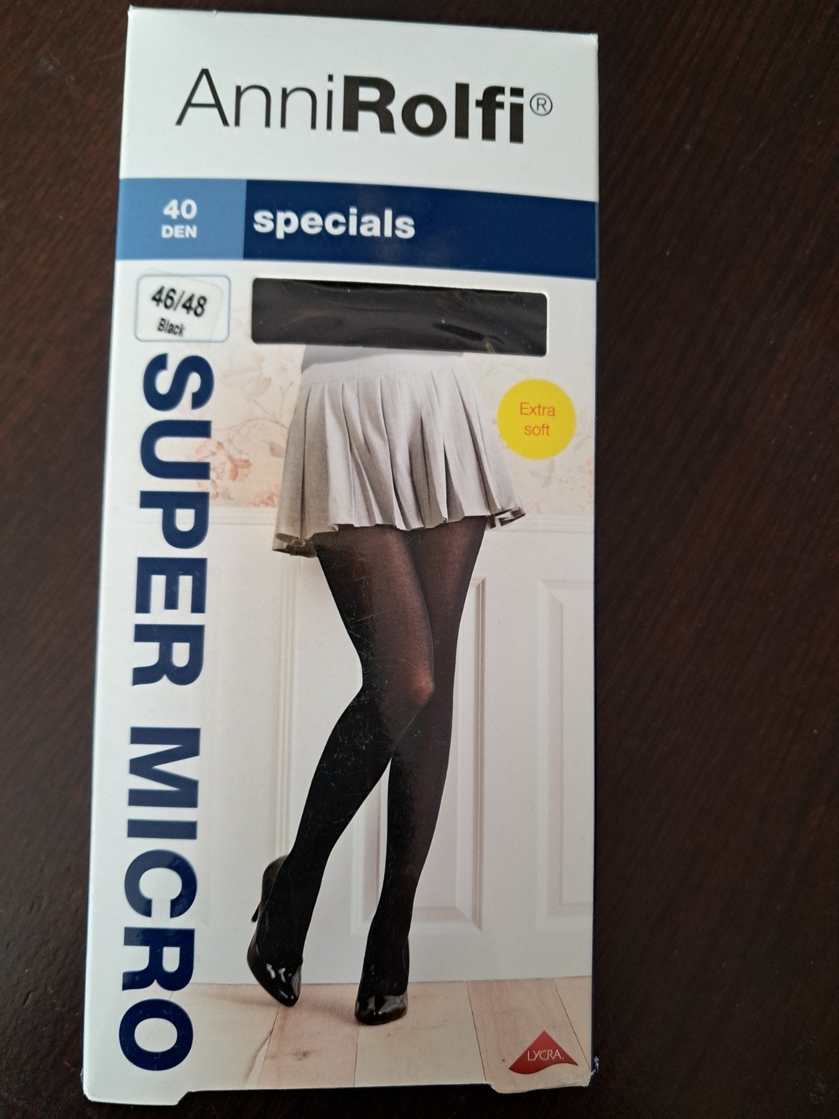 Anni Rofi super micro panty zwart 40d 46-48 en, Ophalen of Verzenden, Nieuw, Zwart, Panty