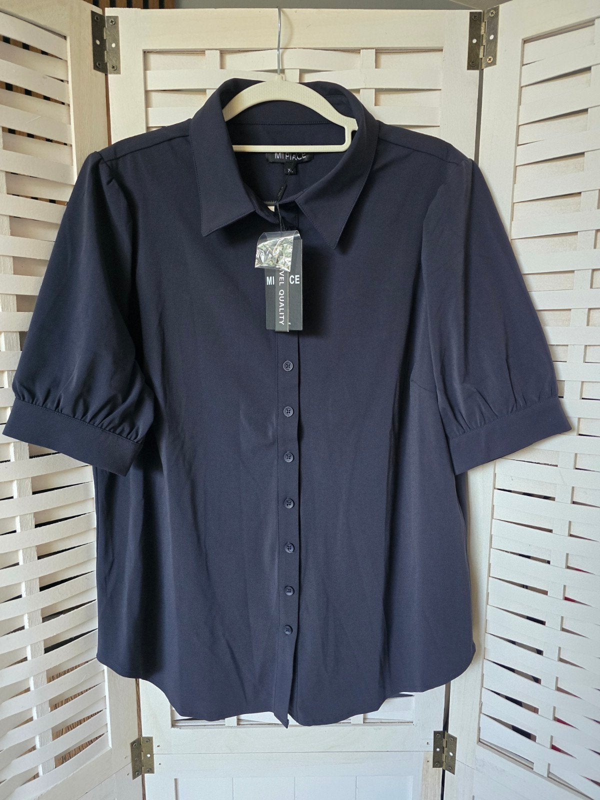 Nieuw mi piace travel blouse xl donkerblauw, Kleding | Dames, Ophalen of Verzenden, Nieuw, Maat 46/48 (XL) of groter, Blauw