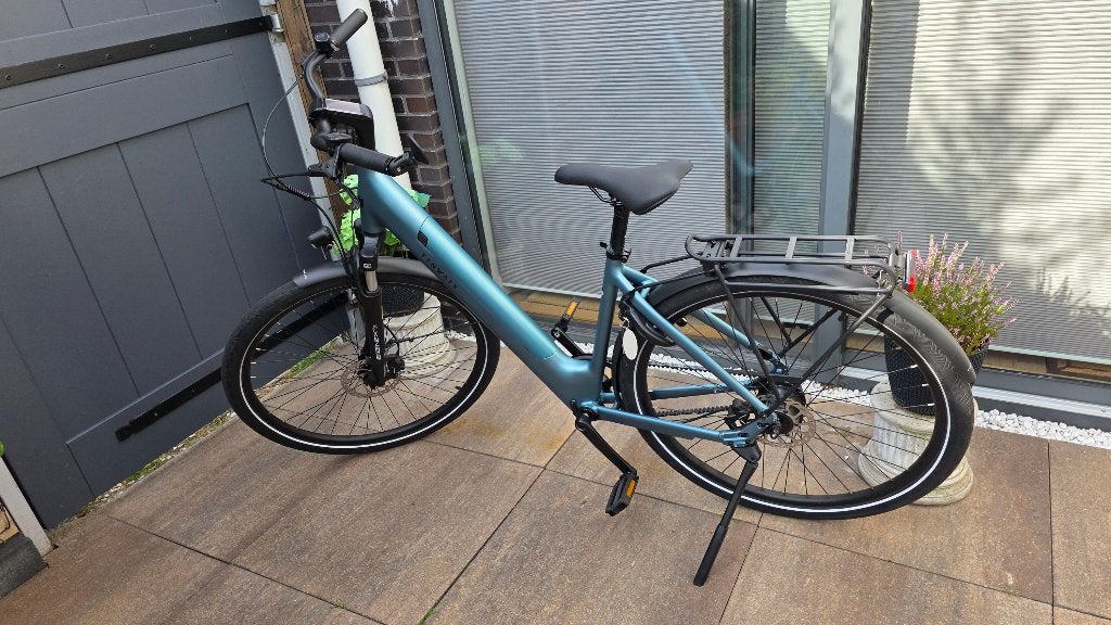 Tenways CGO800S elektrische fiets Sky blue, Zo goed als nieuw, 51 tot 55 cm, 50 km per accu of meer, Ophalen