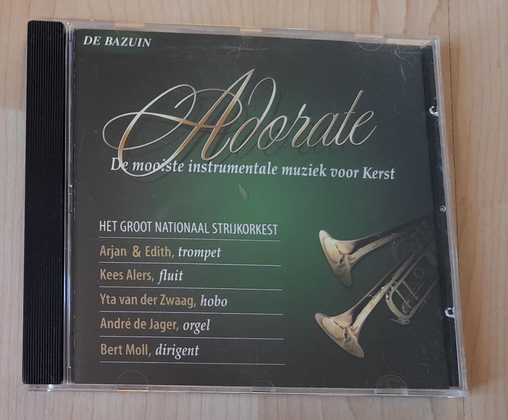 CD ADORATE DE MOOISTE INSTRUMENTALE MUZIEK VOOR KERST, Ophalen of Verzenden, Zo goed als nieuw