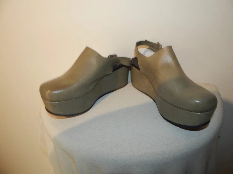 Shabbies Amsterdam klomp look sandalen dikkere zool ZGAN 37, Overige kleuren, Shabbies Amsterdam, Verzenden, Sandalen of Muiltjes