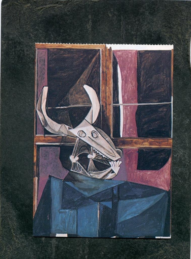 Ansicht Picasso - Stilleven met een stierenschedel, Verzenden, 1980 tot heden, Ongelopen