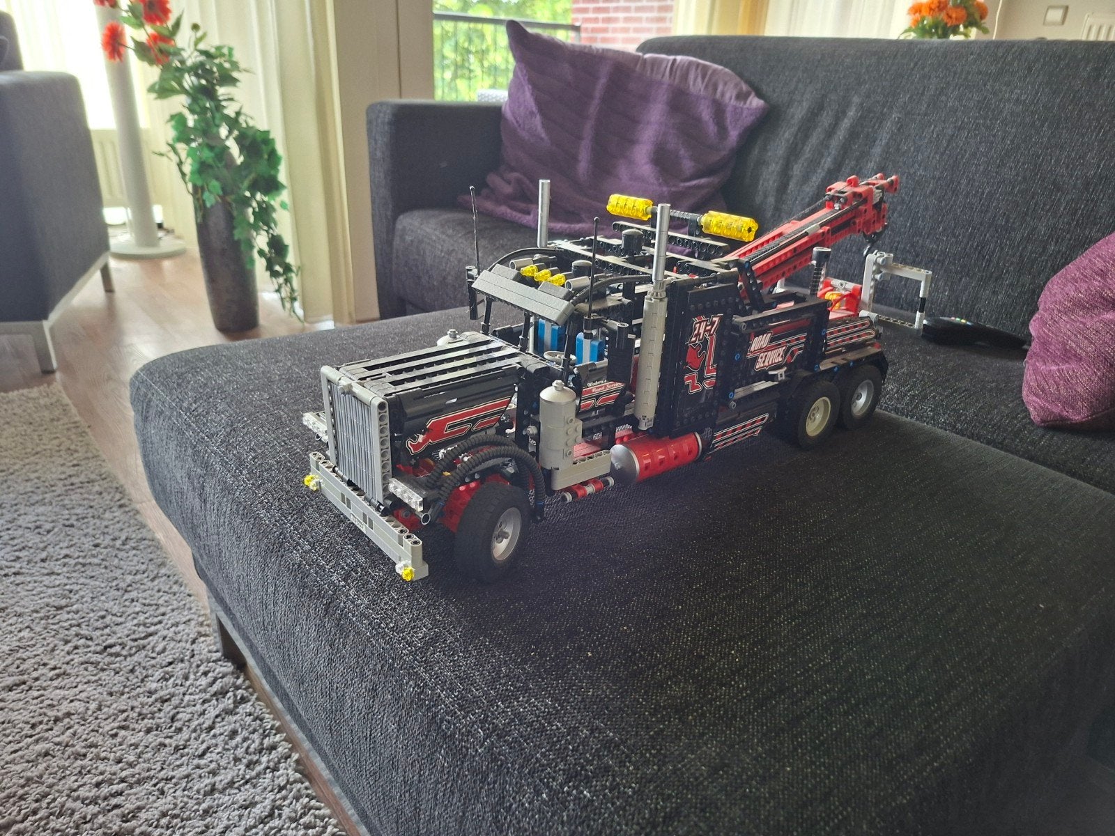 Lego Technic Sleepwagen 8285, Ophalen of Verzenden, Gebruikt