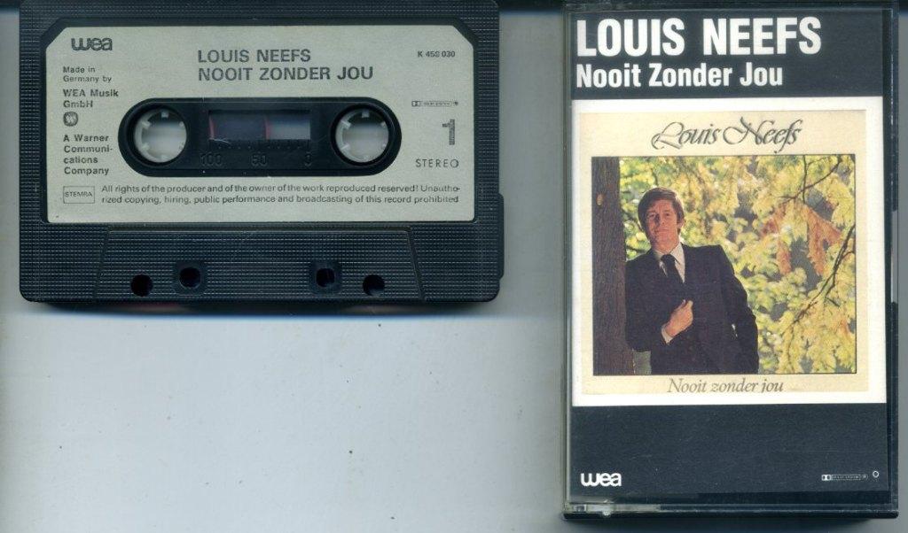 Louis Neefs Nooit Zonder Jou 13 nrs cassette 1980 ZGAN, 1 bandje, Ophalen of Verzenden, Zo goed als nieuw, Origineel