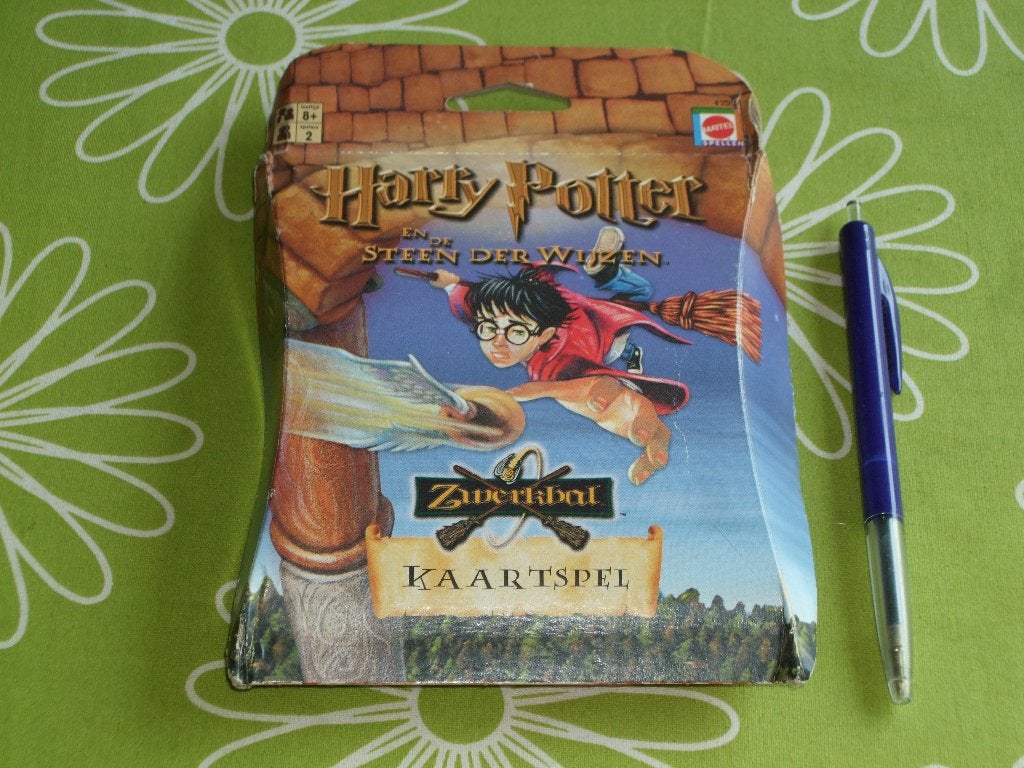 Harry Potter Zwerkbal kaartspel - de steen der wijzen, Een of twee spelers, Ophalen of Verzenden, Gebruikt