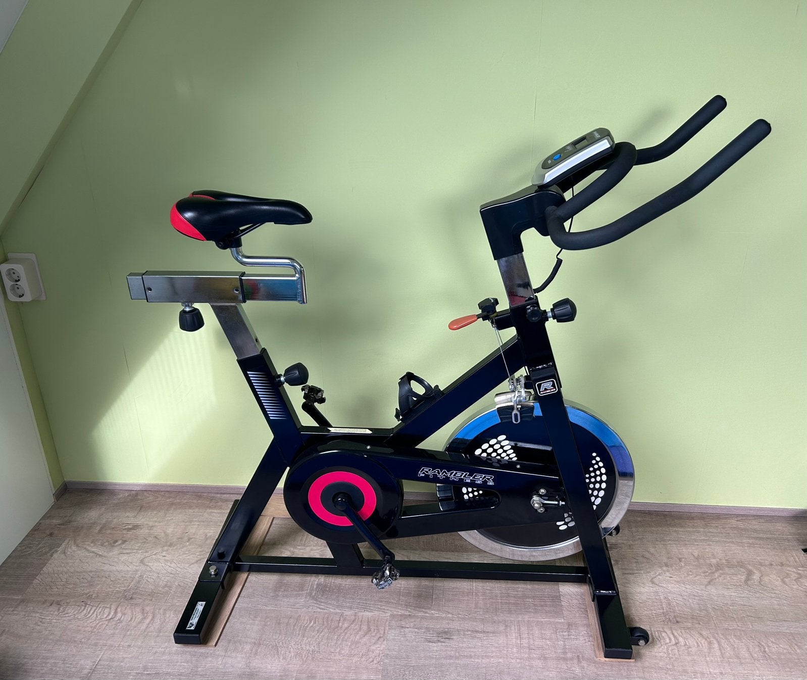 Rambler 8905 Speedbike Spinningfiets Hometrainer Fitnesfiets, Sport en Fitness, Ophalen, Zo goed als nieuw, Spinningfiets