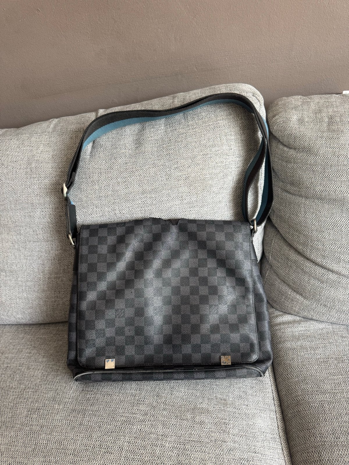 Louis Vuitton Nektasje origineel - Gebruikt met beschadiging, Ophalen of Verzenden, Gebruikt, Zwart, Overige typen