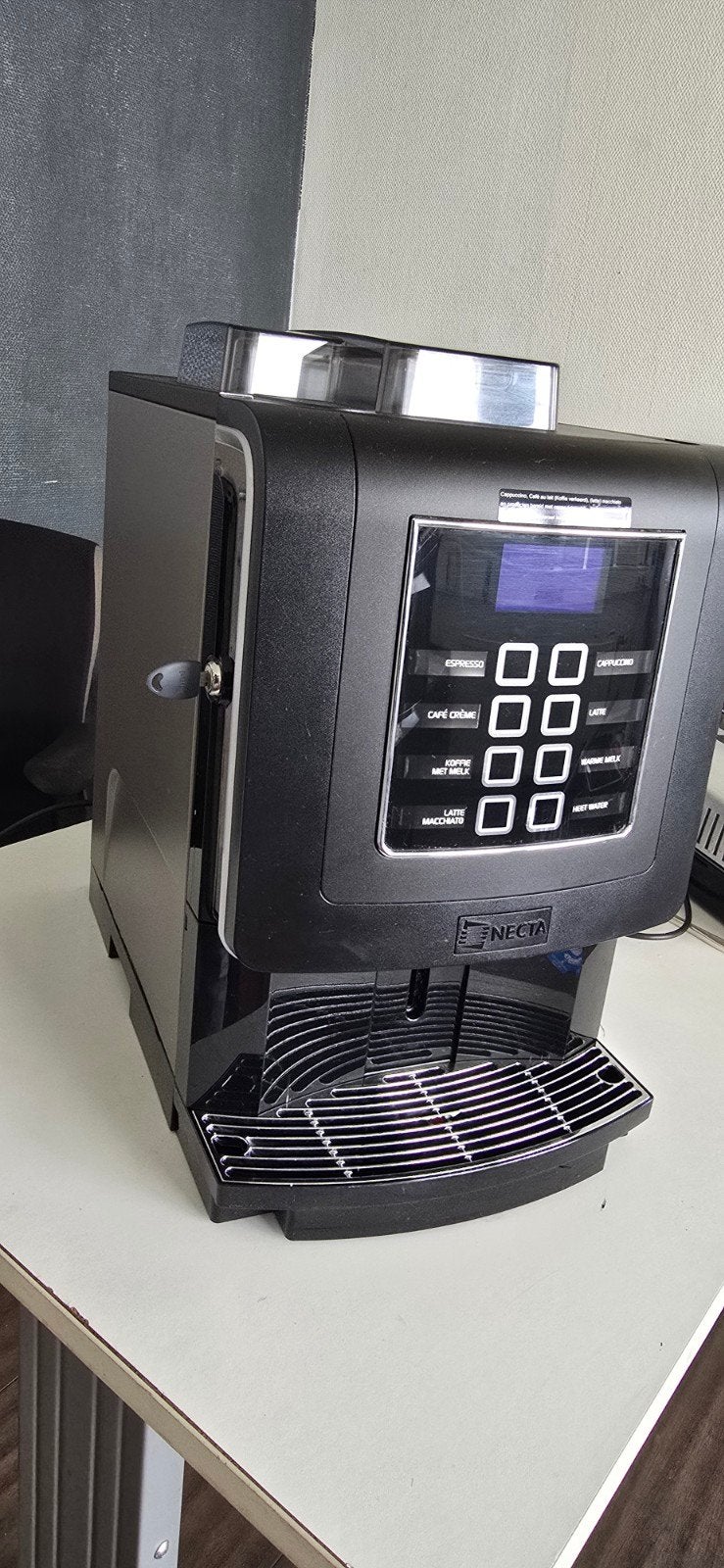 Necta Koro Prime ES Koffiemachine - Gebruikt, Witgoed en Apparatuur, 10 kopjes of meer, Koffiemachine, Ophalen of Verzenden, Zo goed als nieuw