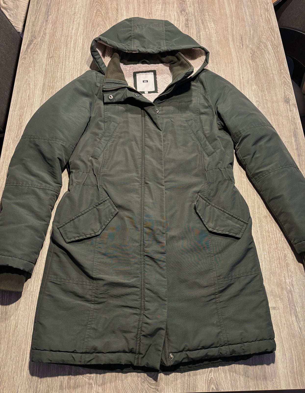 Winterjas maat S te koop, Kleding | Dames, Ophalen of Verzenden, Gedragen, Maat 36 (S), Groen