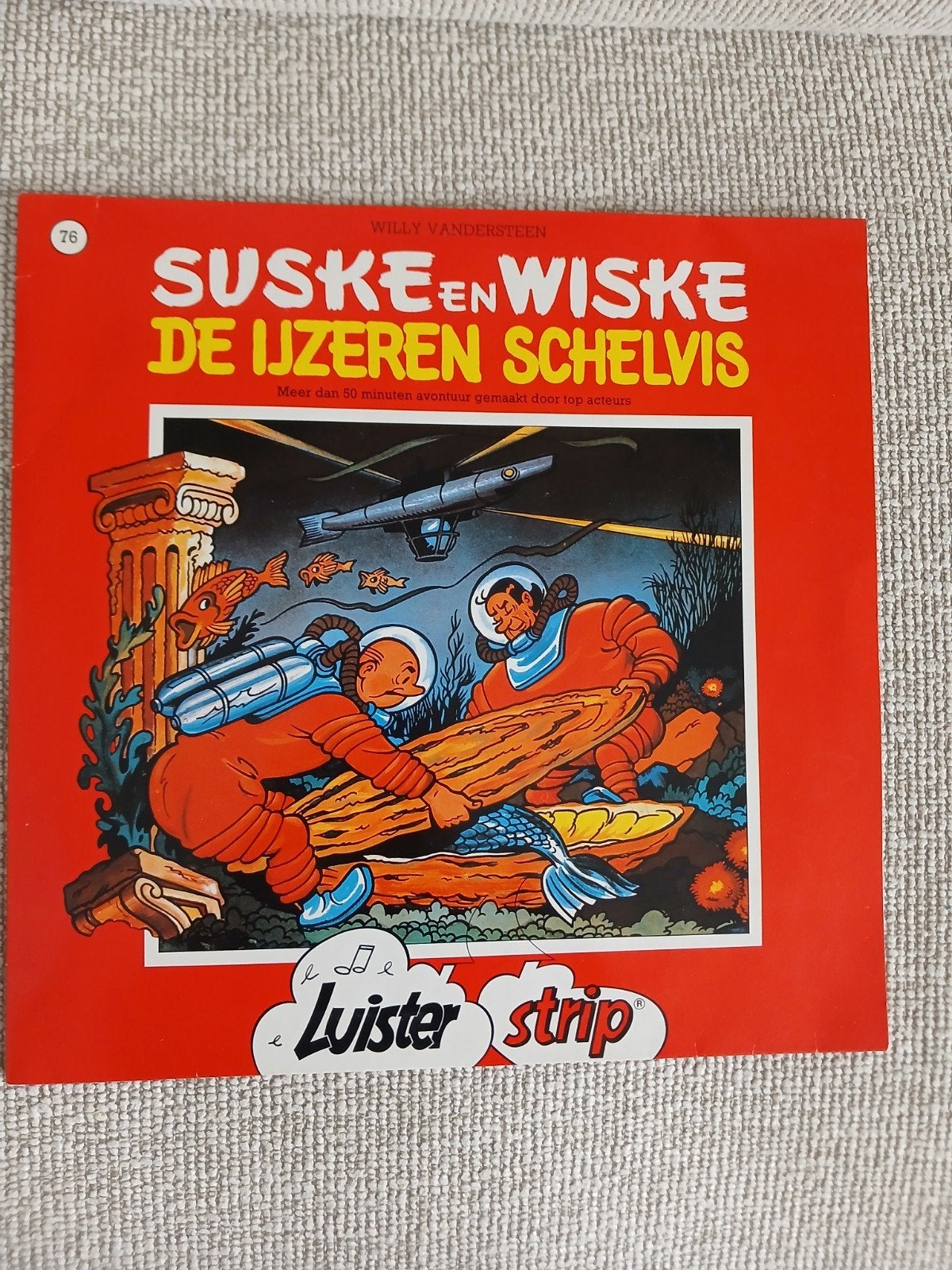 Suske en Wiske - De IJzeren Schelvis - Luisterstrip LP, LP, Gebruikt, Overige genres, Ophalen of Verzenden