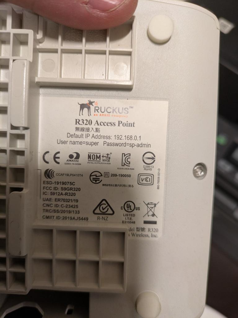 Ruckus R320 Access Points - Set van 4, Ophalen of Verzenden, Gebruikt, Ruckus