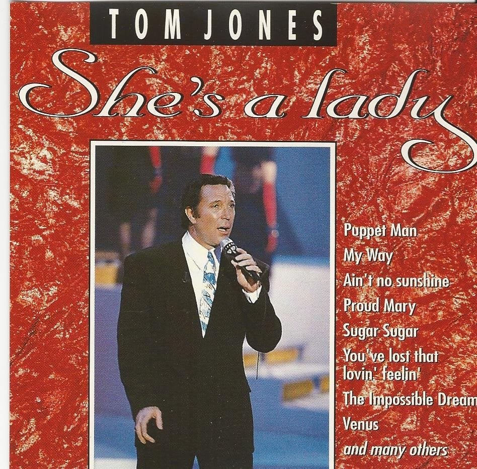 Tom Jones - She's a lady = 1,99, Cd's en Dvd's, Cd's | Pop, Zo goed als nieuw, Ophalen of Verzenden