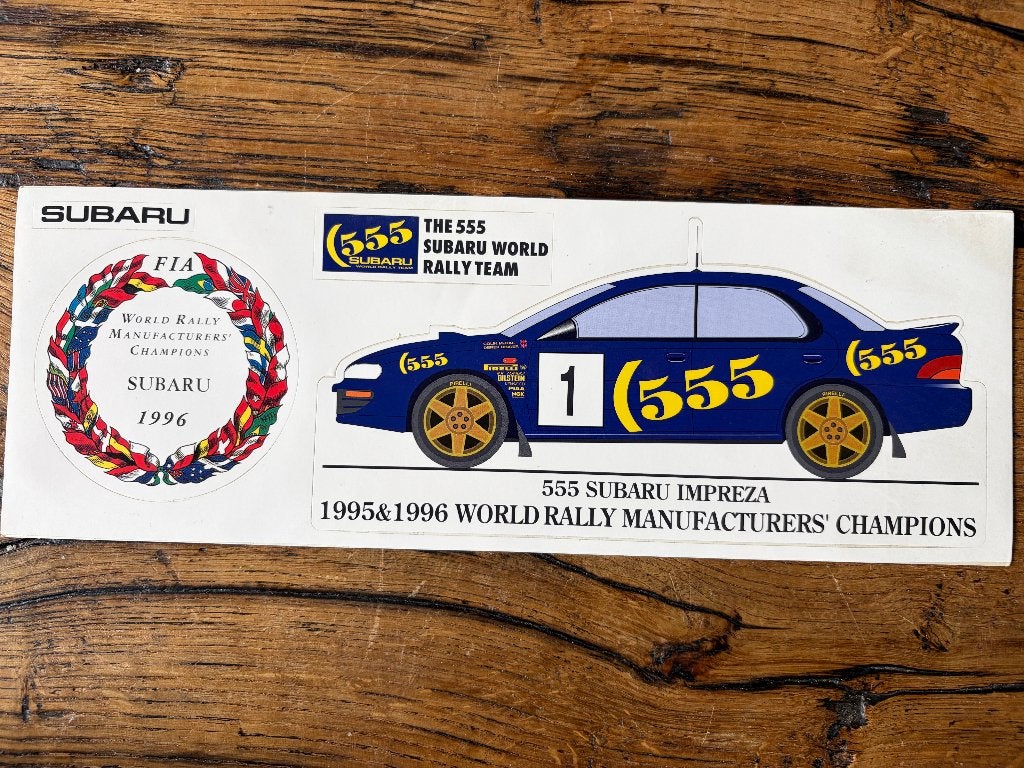 Subaru Impreza WRC stickers rally, Ophalen of Verzenden, Nieuw, Auto's