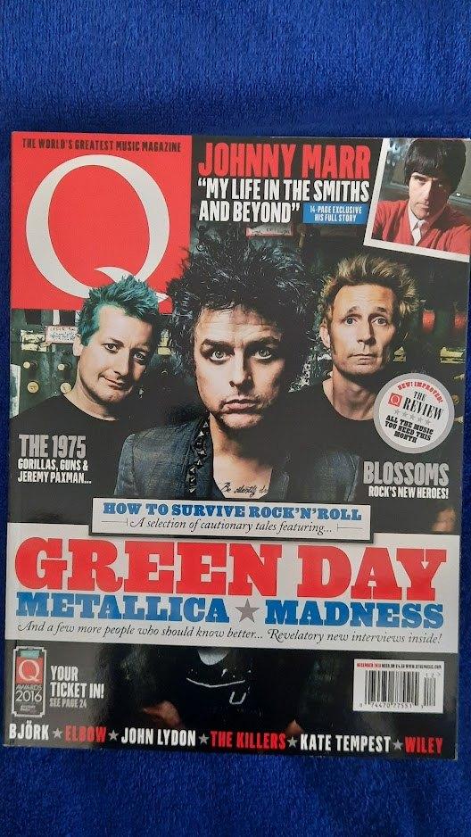 Q 12-2016 Green Day Marr Metallica Bjork Elbow Lydon, Ophalen of Verzenden, Zo goed als nieuw, Muziek, Film of Tv