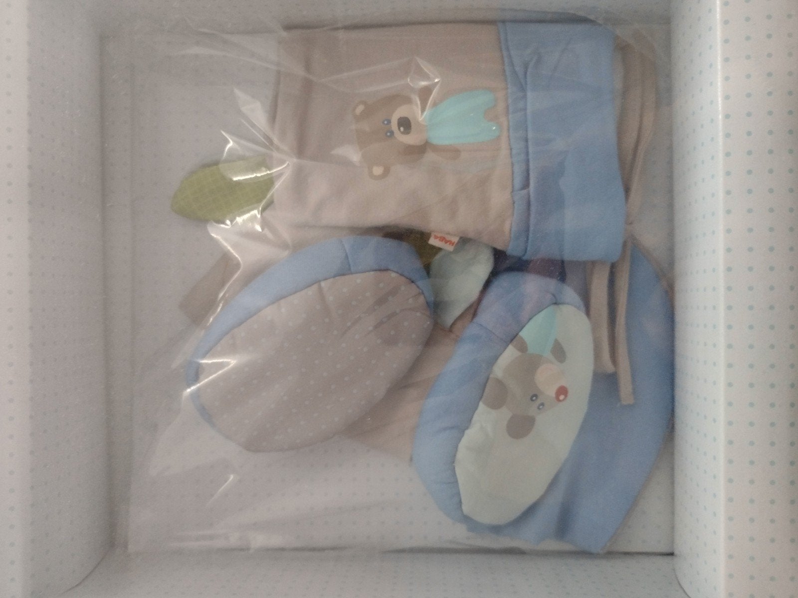 Restpartij HABA baby kado dozen blauw en roze 8stuks NIEUW, HABA, Overige typen, Nieuw, Ophalen of Verzenden