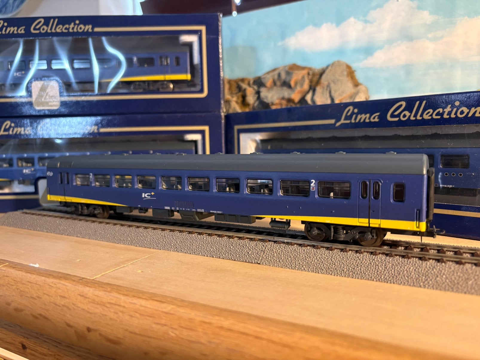 Lima NS IC+ set 4 rijtuigen, Treinset, Gelijkstroom, Verzenden, Lima