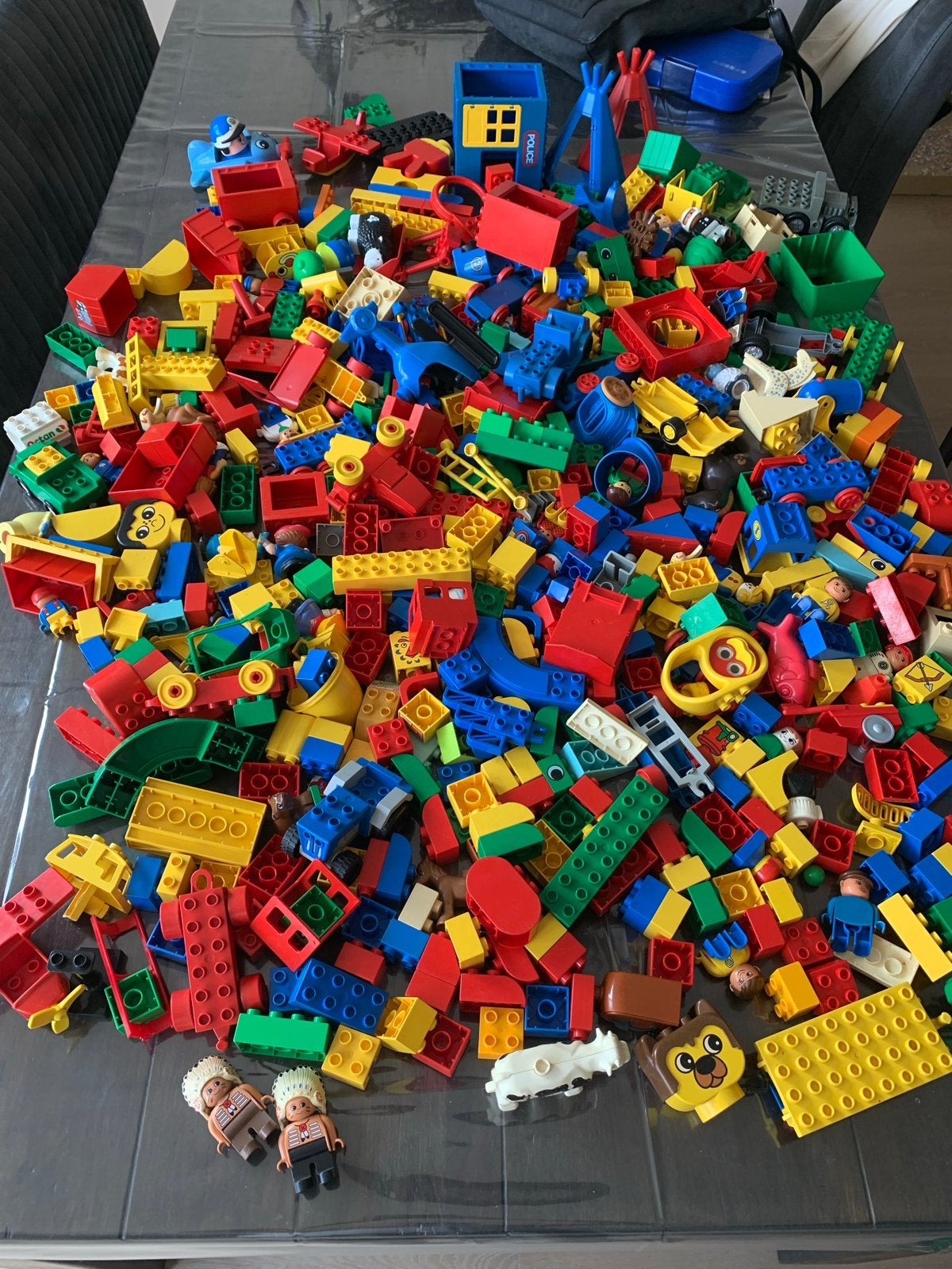 Mega partij alleirlei blokken Duplo +/- 8,5 kg, Gebruikt, Inclusief extra onderdelen, Ophalen of Verzenden, Duplo