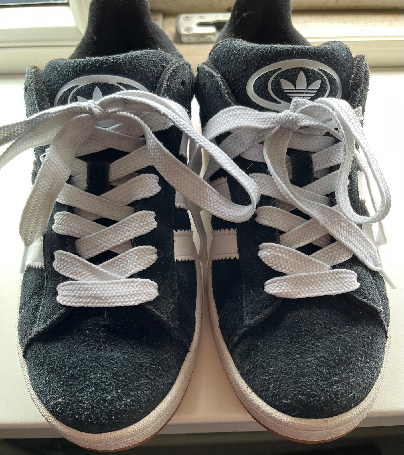 ZGAN Adidas campus maat 38 2/3, Kleding | Dames, Schoenen, Ophalen, Zo goed als nieuw, Zwart, Sneakers of Gympen