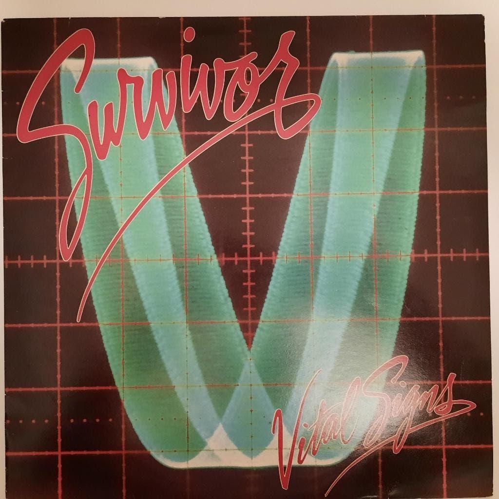 LP "Vital Signs" - Survivor, Cd's en Dvd's, Vinyl | Hardrock en Metal, 1980 - 1989, Ophalen of Verzenden, Zo goed als nieuw, Inclusief binnenhoes