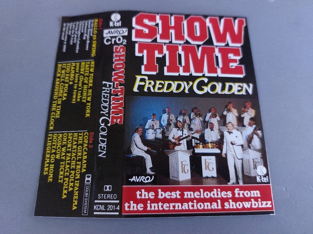 FREDDY GOLDEN - SHOW TIME (MC), 1 bandje, Ophalen of Verzenden, Zo goed als nieuw, Origineel