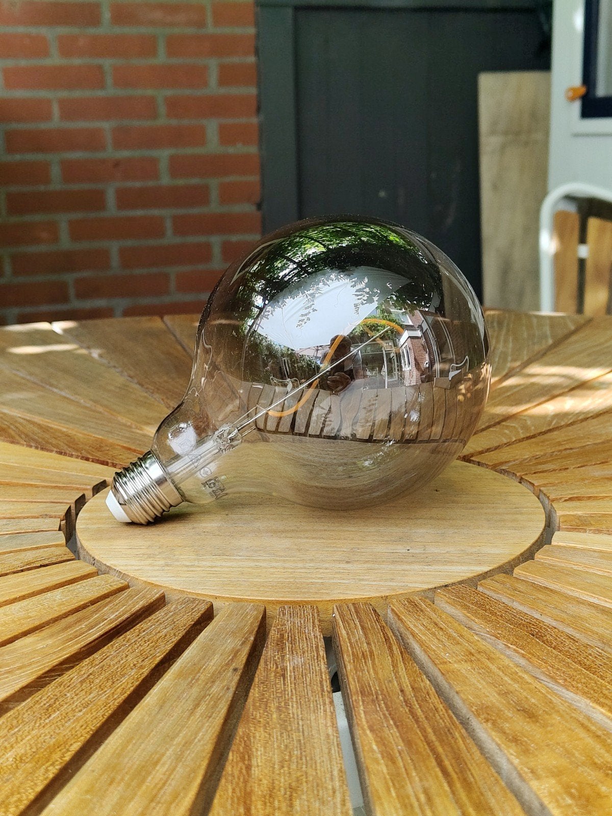 Molnart LED E27 Lamp - 4.2W, 140lm, 1800K, D125mm, Ophalen, Nieuw, Glas, E27 (groot)