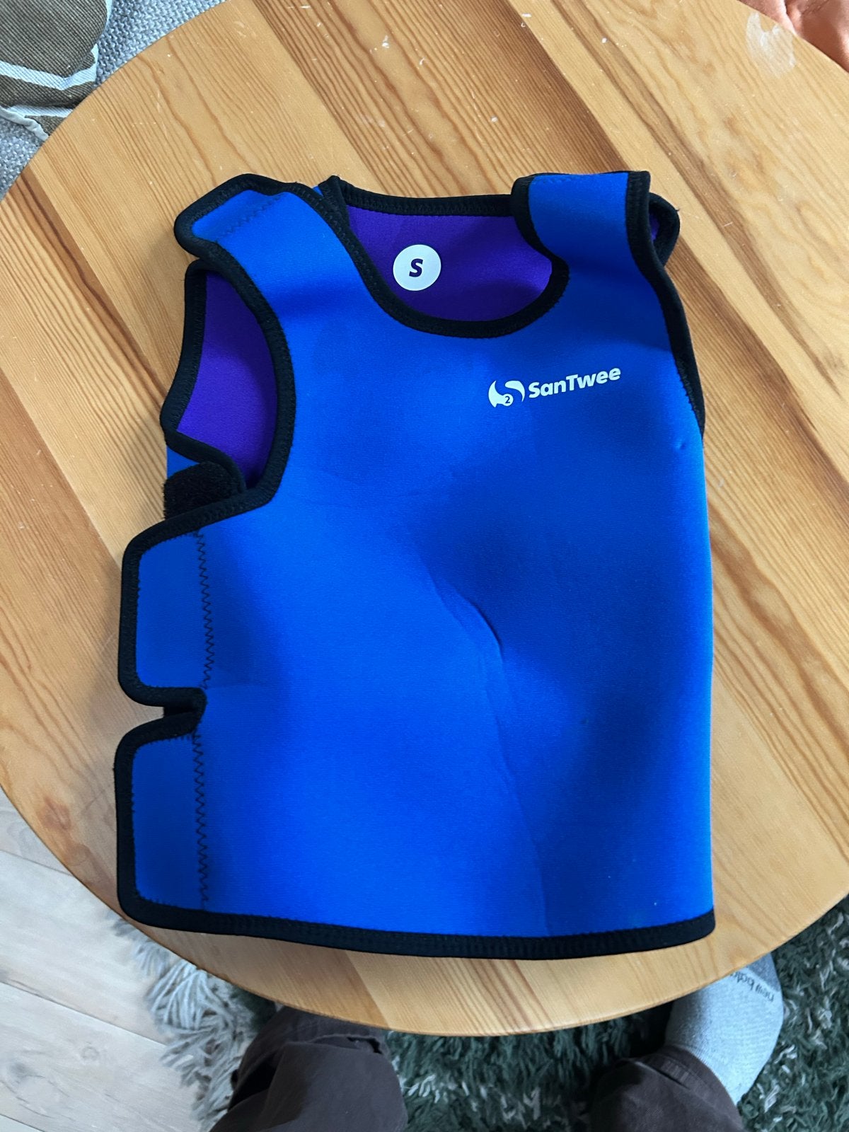 SanTwee drukvest S - Blauw/Paars, Ophalen of Verzenden, Zo goed als nieuw