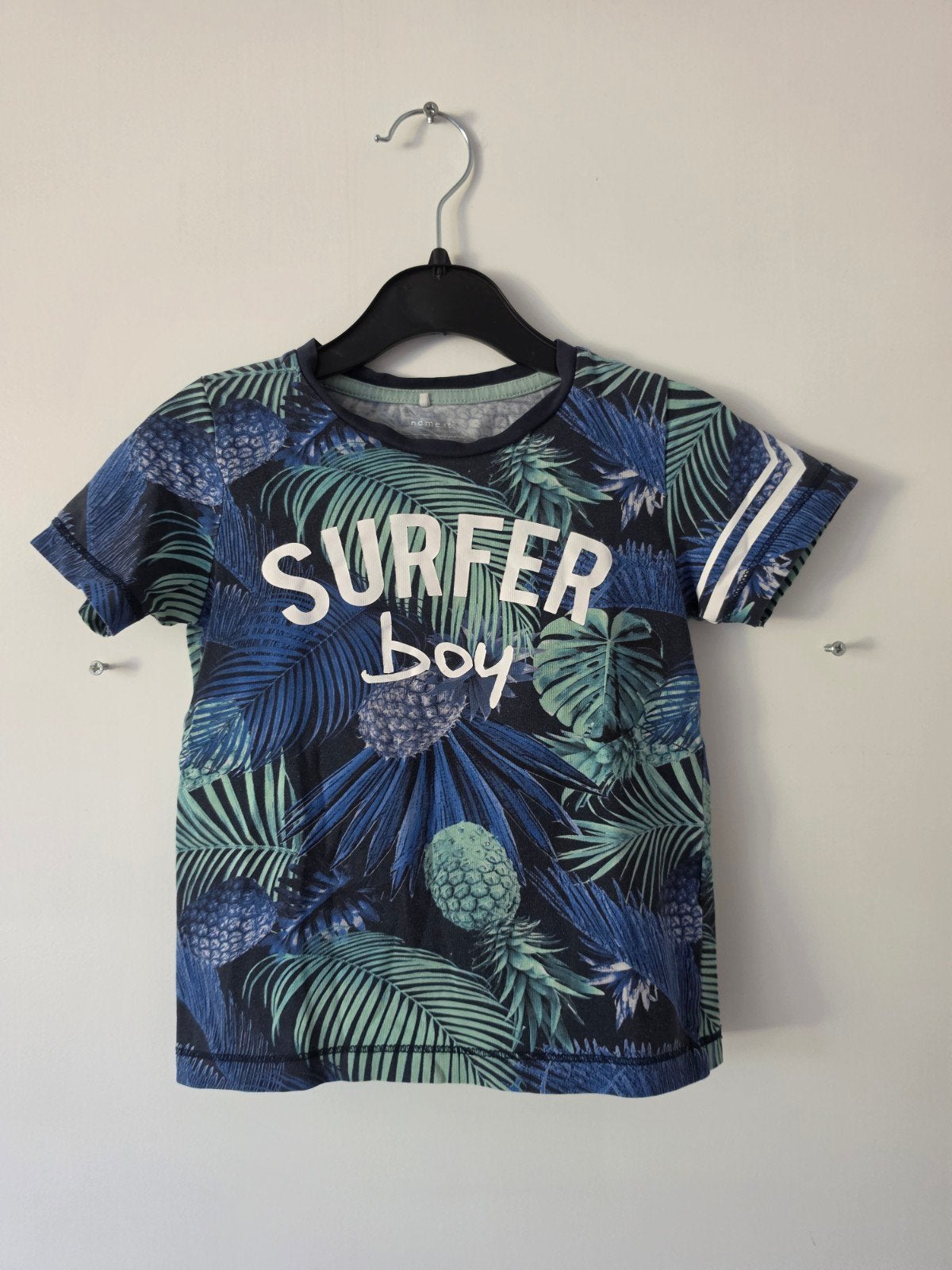 Name it surfer boy shirt maat 92 botanische print, Ophalen of Verzenden, Name It, Jongen, Shirt of Longsleeve