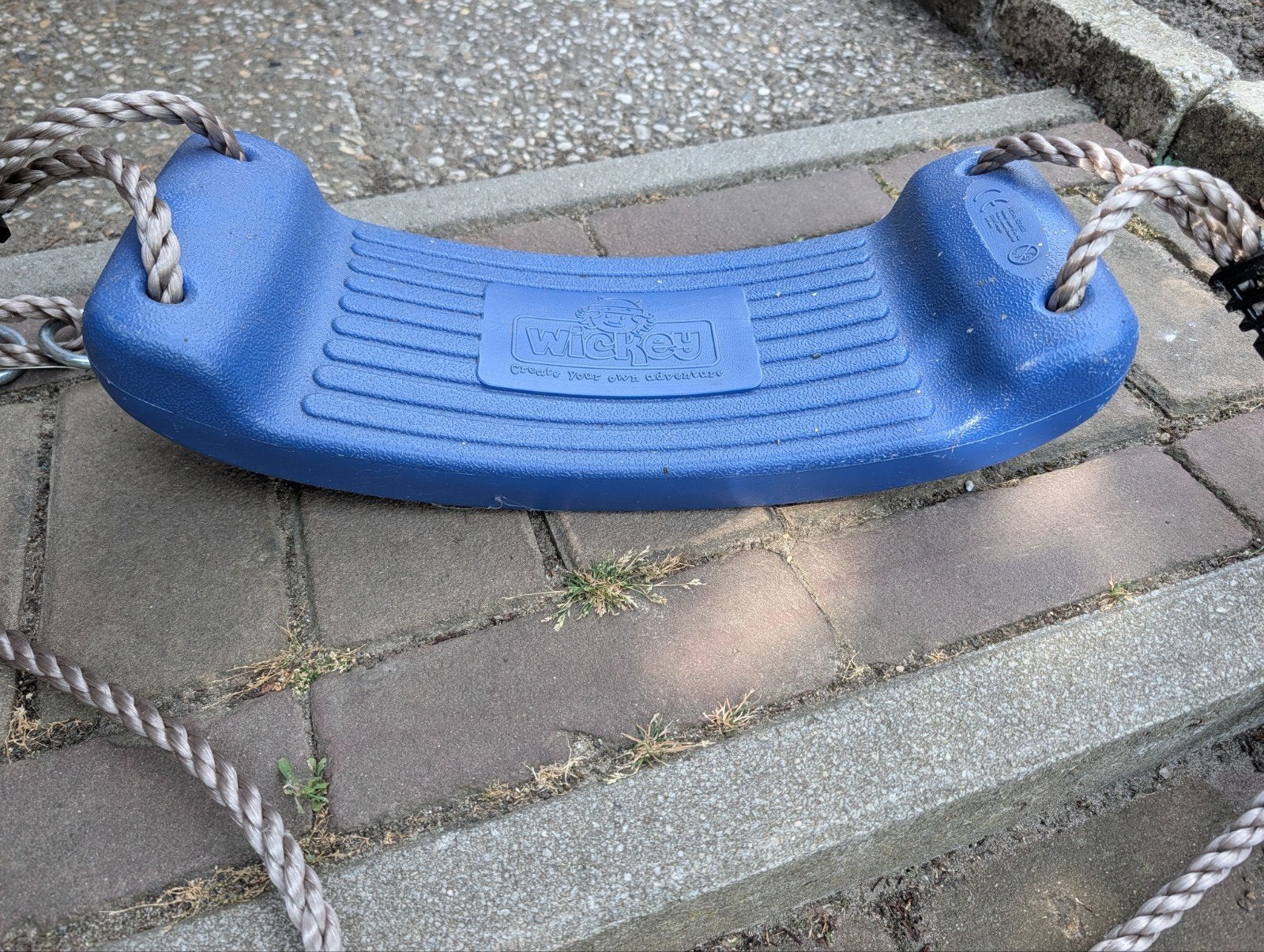 Wickey Schommelzitje - Blauw zgan., Ophalen of Verzenden, Gebruikt, Schommel