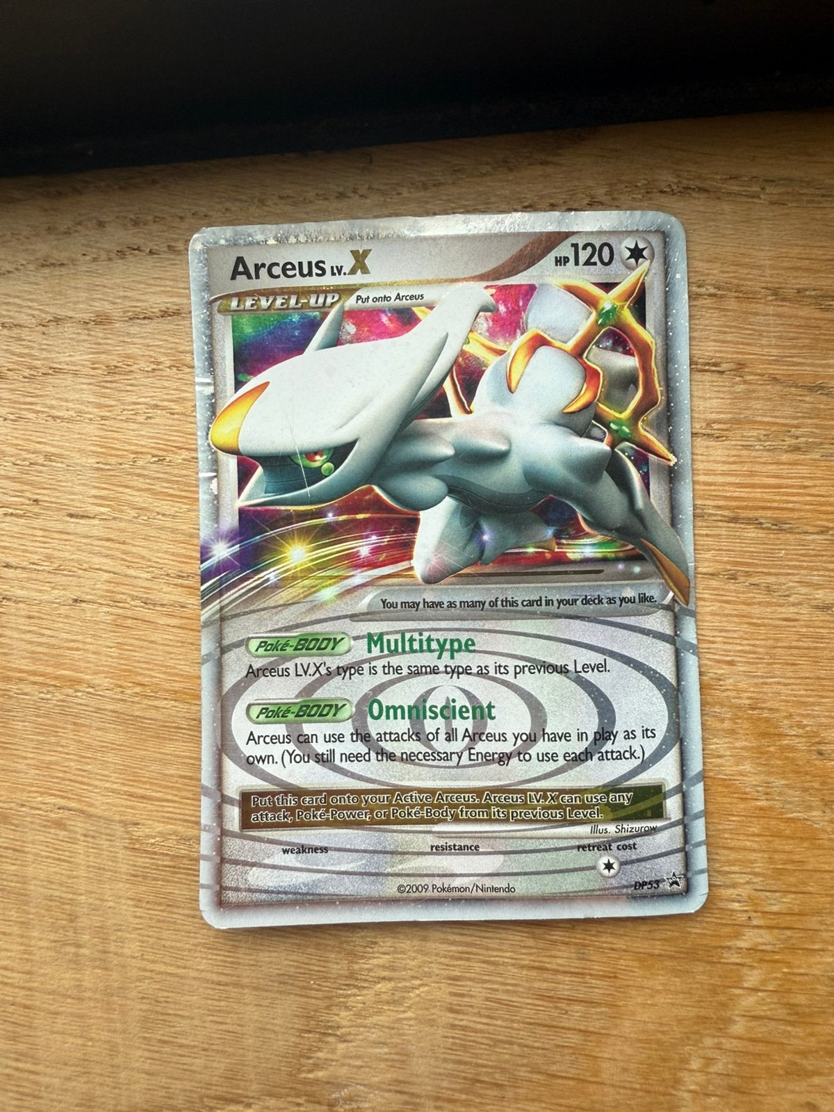 Arceus Lv.X #DP53, Ophalen of Verzenden, Gebruikt, Losse kaart