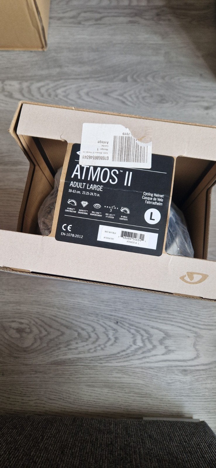 Giro Atmos II Fietshelm - Nieuw in doos, Giro, Nieuw, Ophalen of Verzenden, L