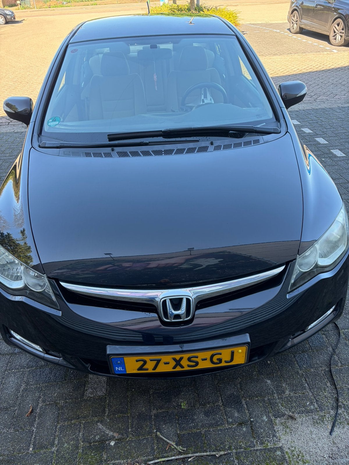 Honda Civic 1.3 Vtec Hybrid 4DR C-tr. 2007 Zwart, Zwart, Origineel Nederlands, 22 km/l, Sedan