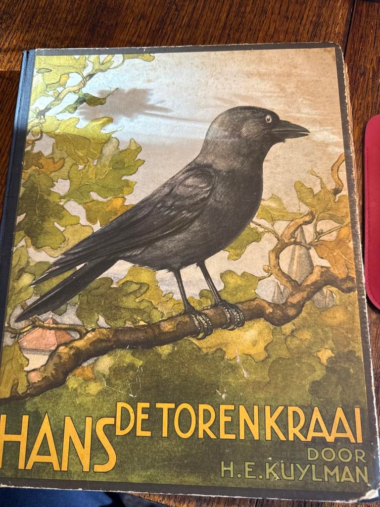 Zeldzaam Verkade Plaatjesalbum "Hans de Torenkraai" (1935), Ophalen of Verzenden, Gelezen, Plaatjesalbum