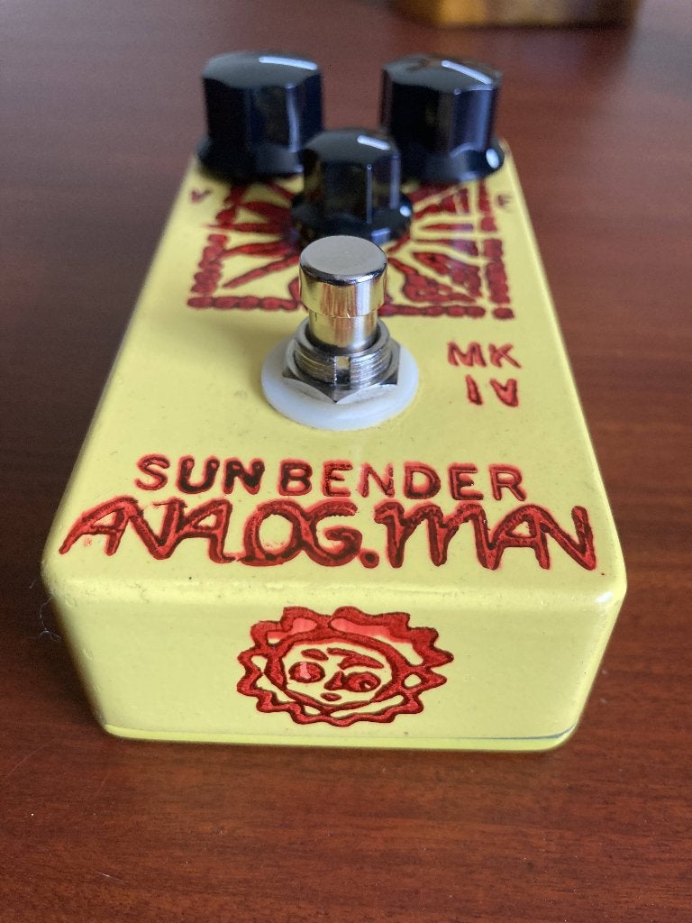 Analogman Sunbender MKIV Tonebender - Mullards, Ophalen of Verzenden, Gebruikt, Distortion, Overdrive of Fuzz
