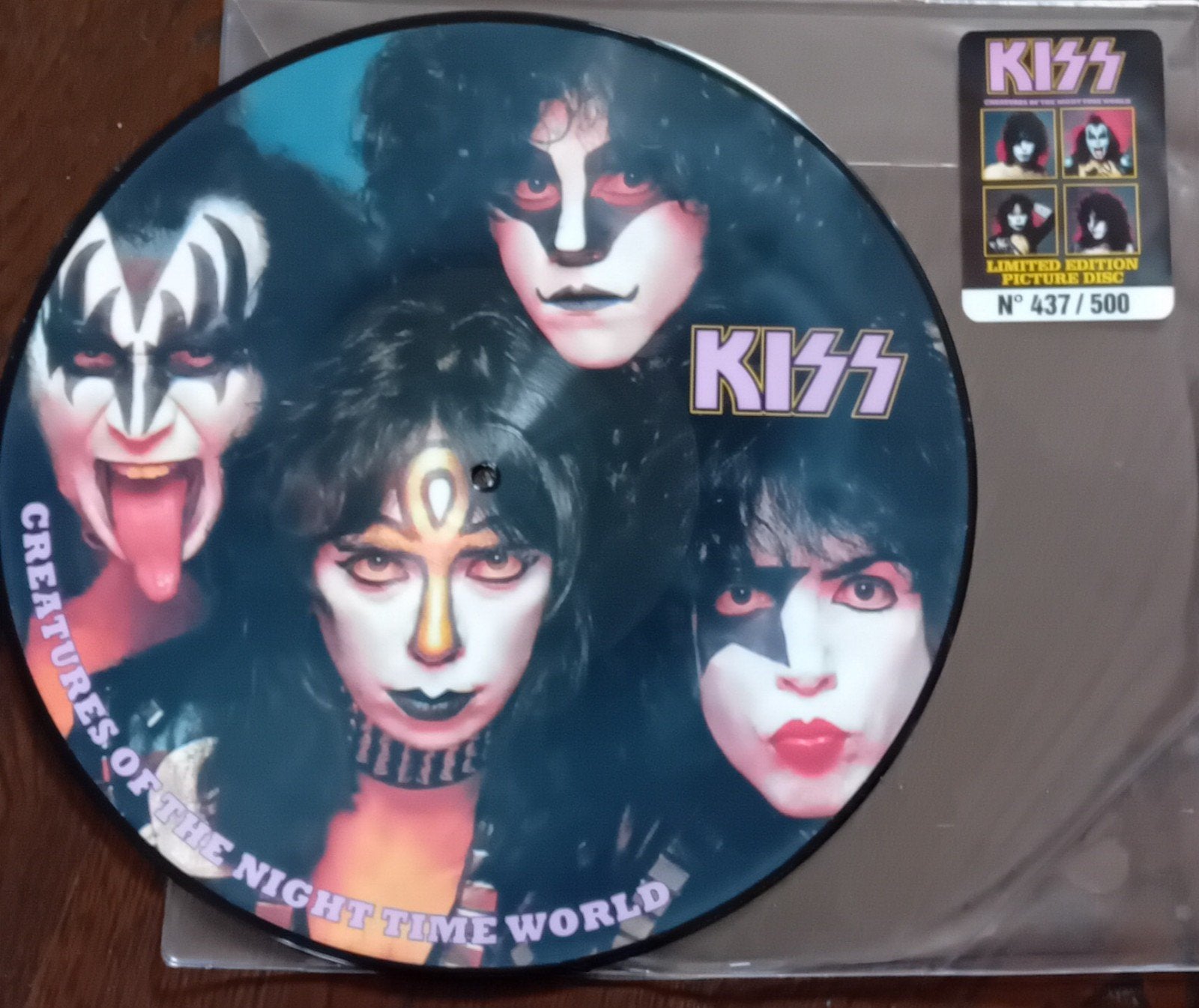 KISS - Creatures of the Night Time World Picture Disc, LP, Beschermende buitenhoes, Verzenden, Hard Rock