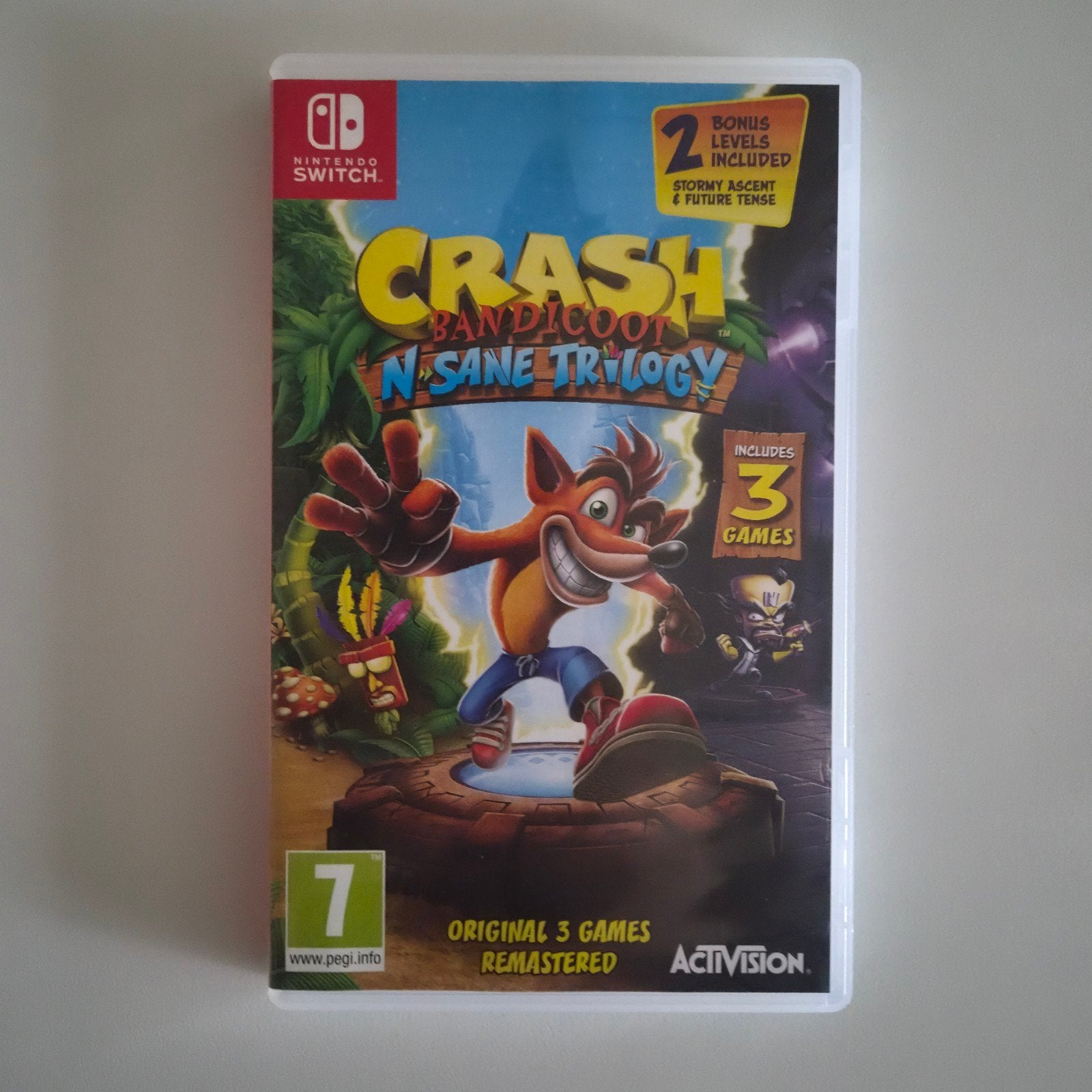 Crash Bandicoot N. Sane Trilogy - Nintendo Switch, Spelcomputers en Games, 1 speler, Ophalen of Verzenden, Zo goed als nieuw, Platform