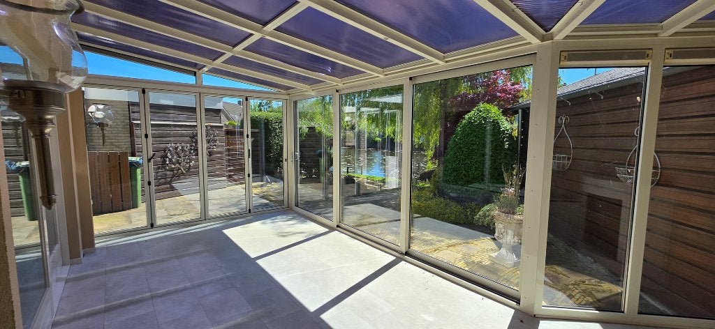 Grote Luxe Serre / Veranda met Schuifwanden – Bieden, Ophalen, Gebruikt, Serre