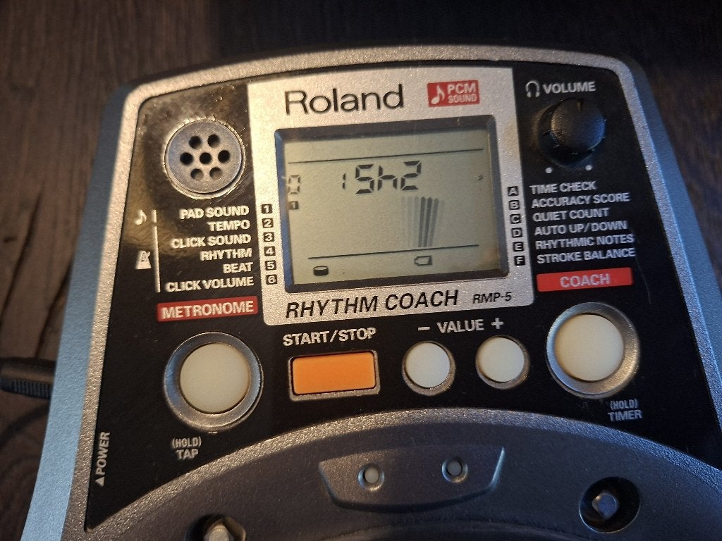 Roland RMP-5 Rhythm Coach, Muziek en Instrumenten, Drumcomputers, Ophalen of Verzenden, Gebruikt, Roland