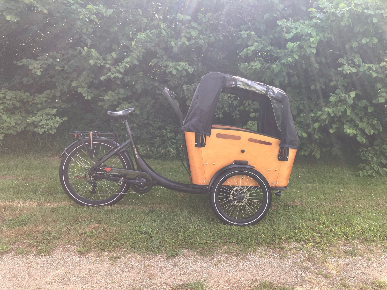 Vogue Superior 3 elektrische Bakfiets, Fietsen en Brommers, 4 kinderen of meer, Gebruikt, Elektrisch, Schijfrem