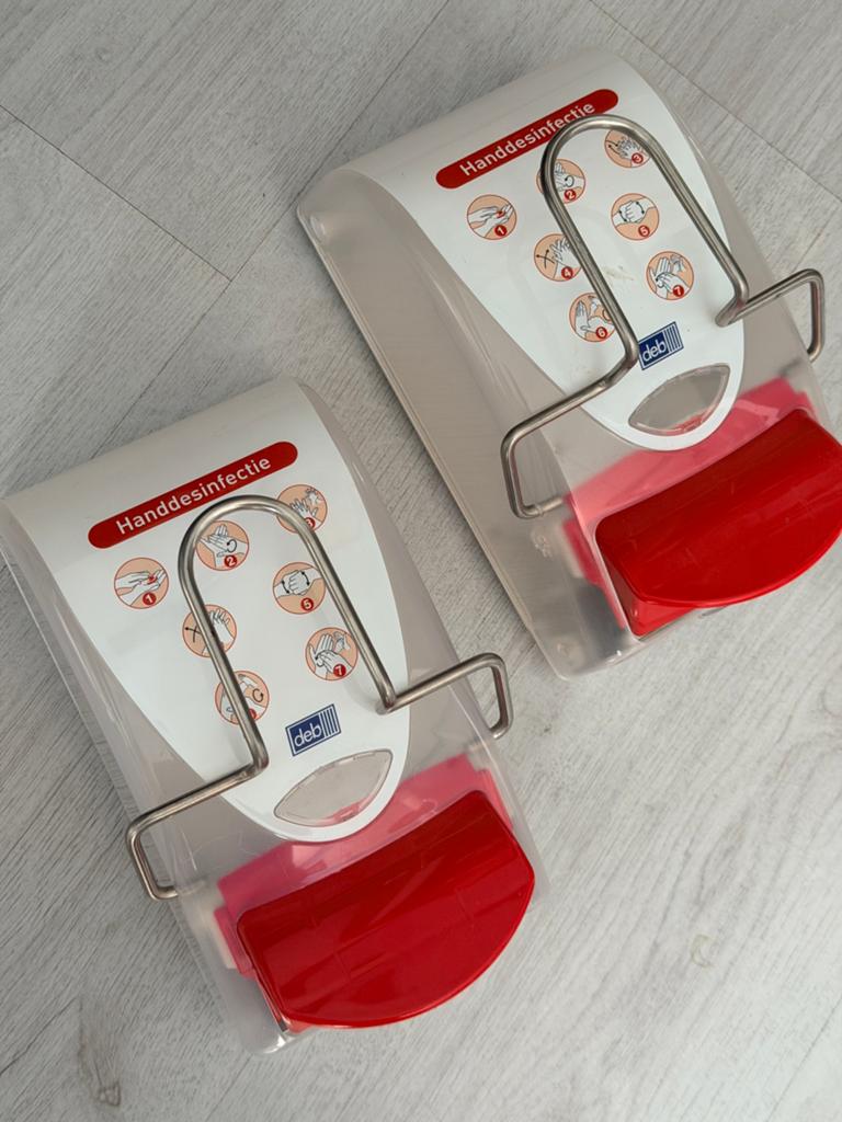2x DEB / SCJ Professional handdesinfectie dispensers FOAM, Ophalen of Verzenden, Schoonmaakmiddel