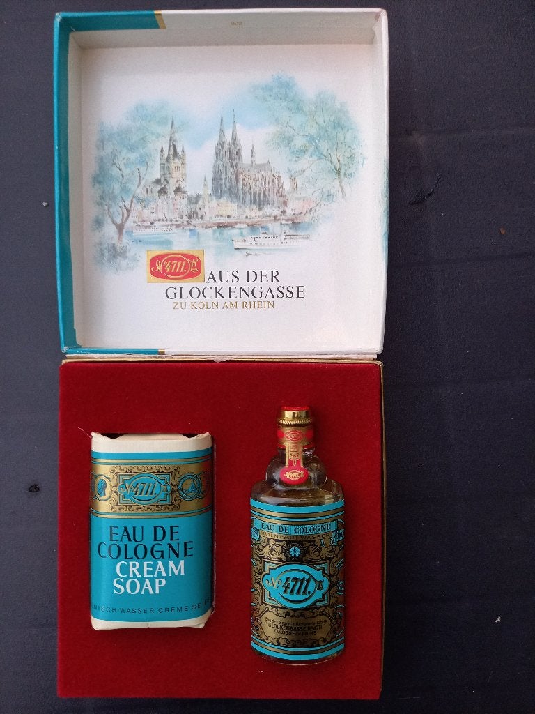 Vintage 4711 Geschenkverpakking Ongebruikt in Doos, Verzenden, Nieuw, Parfumfles, Gevuld