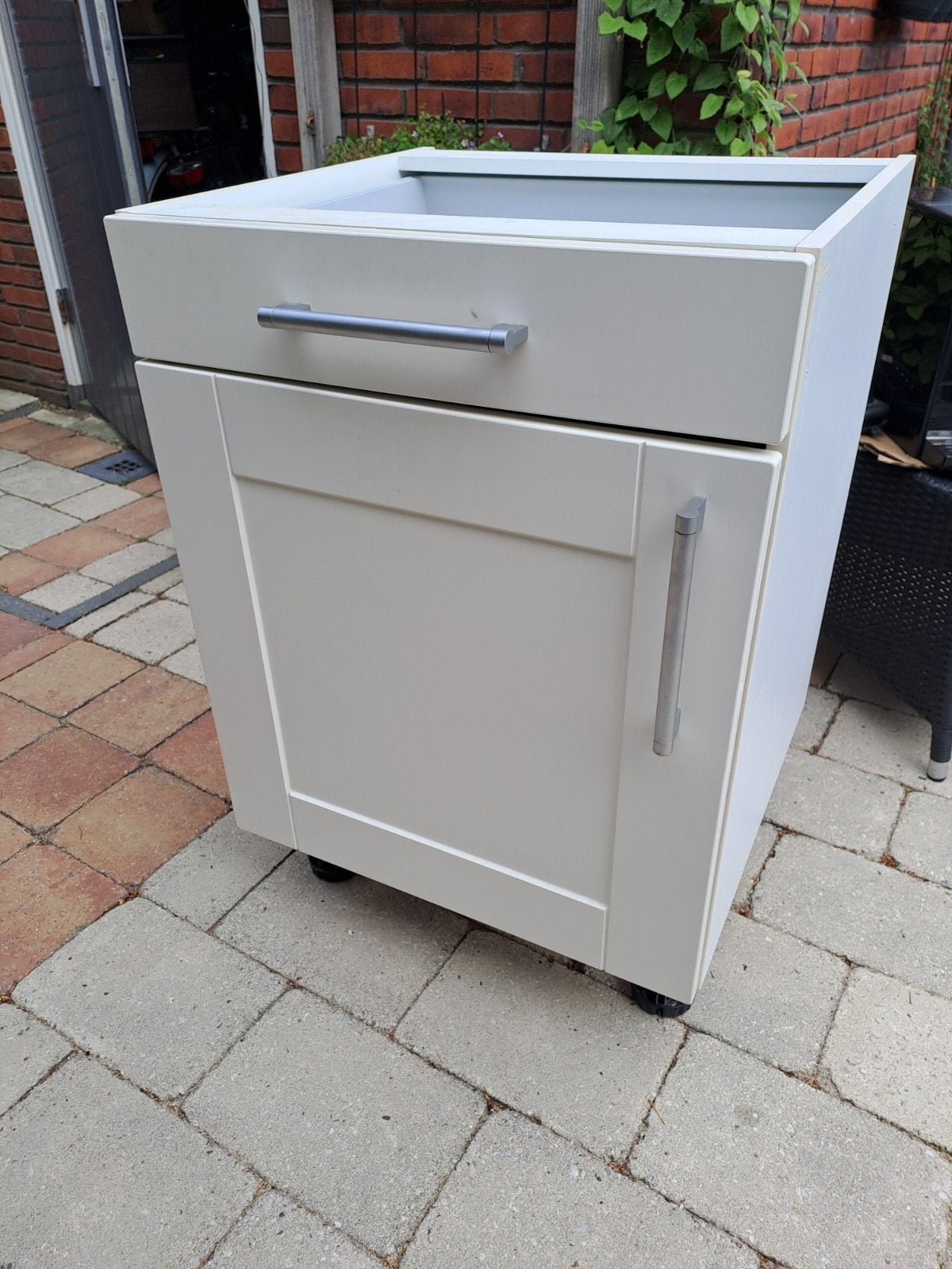 Keukenkastje, Jasmijn wit (opknappertje), Huis en Inrichting, Keuken | Keukenelementen, Ophalen, Wit, 50 tot 100 cm, Minder dan 100 cm