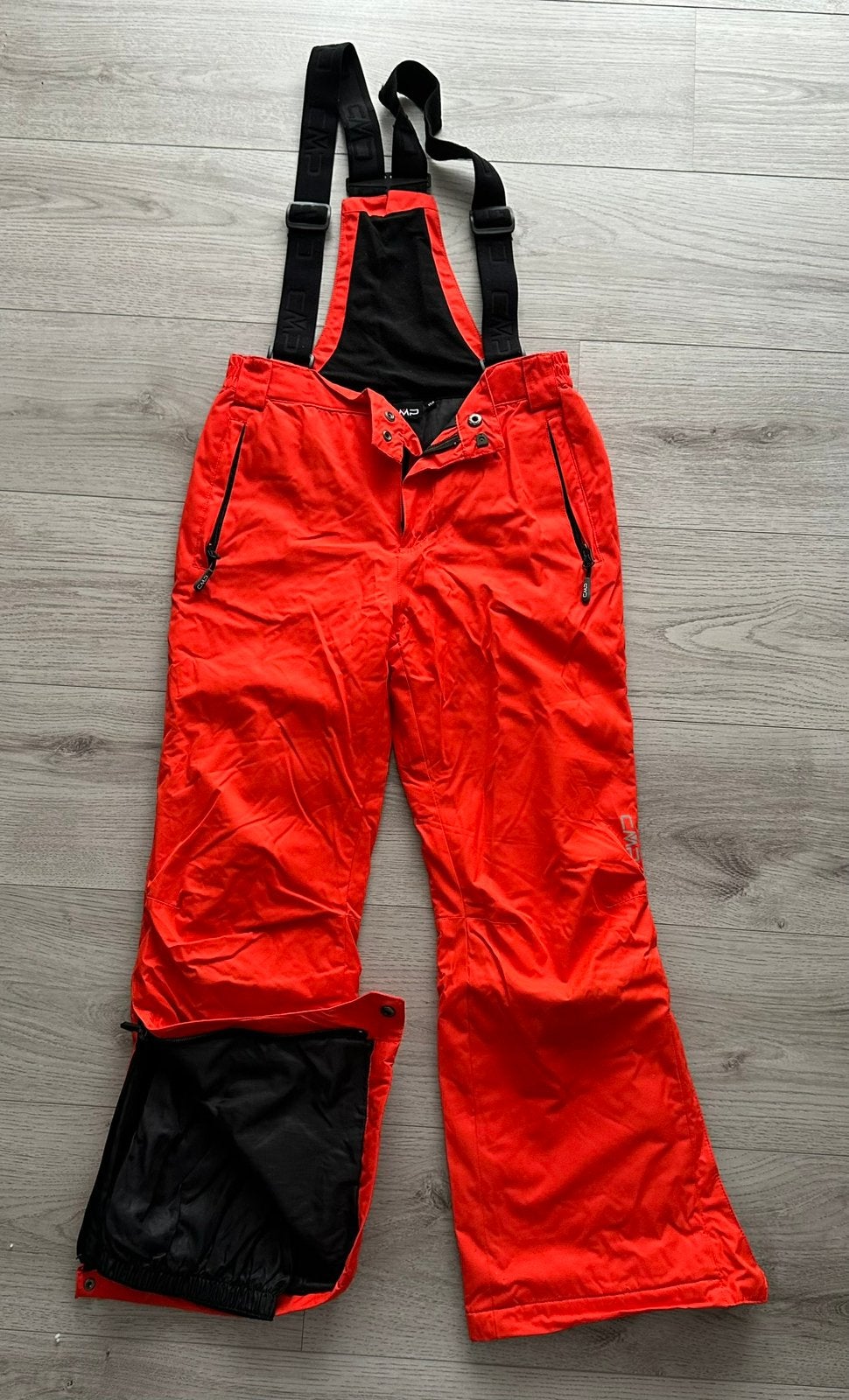 CMP skibroek met bretels maat 152– rood/oranje – wintersport, Kleding | Heren, Wintersportkleding, Zo goed als nieuw, Broek, Overige maten