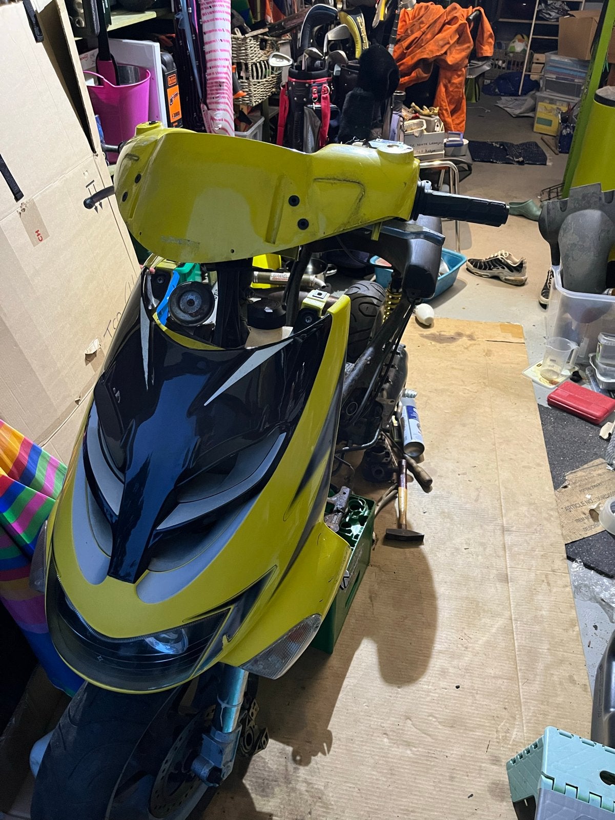 Aprilia SR 50 met Minarelli blok opknapper, Ophalen, Tweetakt, Gebruikt, Maximaal 45 km/u