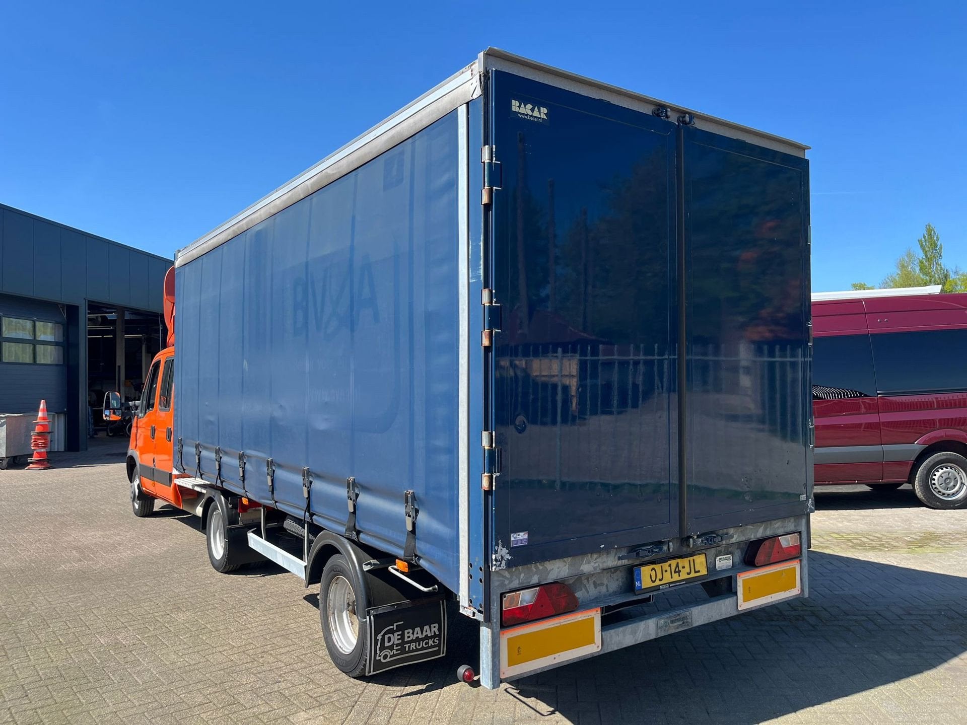 Veldhuizen P 31-2A | schuifzeil BE oplegger, Auto's, Blauw, Overige brandstoffen, Origineel Nederlands, Bedrijf