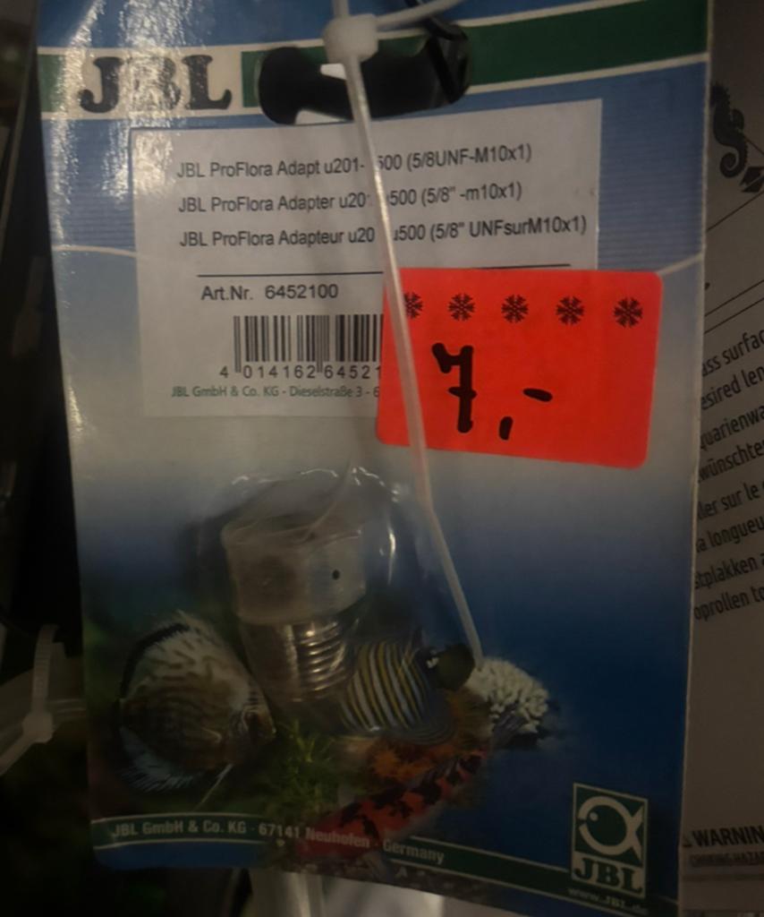 Nieuw: JBL ProFlora Adapter u201-u500, Ophalen of Verzenden, Nieuw, CO₂-systeem, JBL