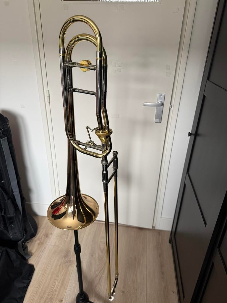 Tenor Trombone XO 1236 RLT, Ophalen of Verzenden, Zo goed als nieuw, Tenor, Met koffer