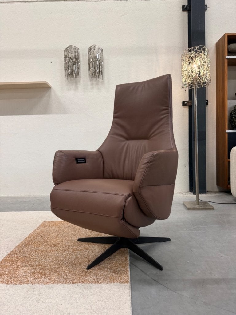 Nieuw Gealux Twinz 4001 Relaxfauteuil Leer design stoel, Nieuw, Ophalen of Verzenden, Gealux, 50 tot 75 cm
