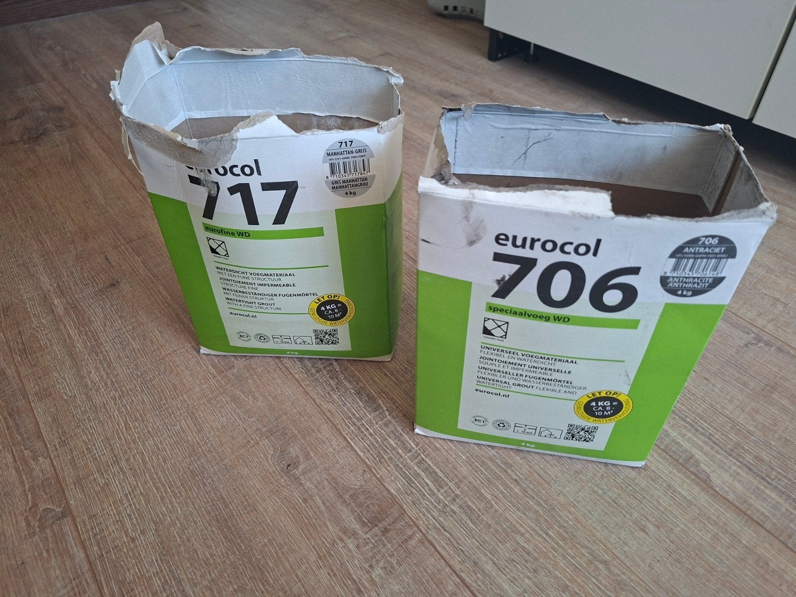 Eurocol voegmateriaal 706 & 717, Ophalen, Overige materialen, Overige typen, Minder dan 20 cm